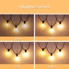 SANBEN 100ft String Lights with Remote, 50+2 LED Bulbs Dimmable