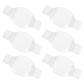 Tucnoeu 6 protectores oculares para cirugía de cataratas, parches oculares médicos para hombres y mujeres, parches oculares de plástico para la...    