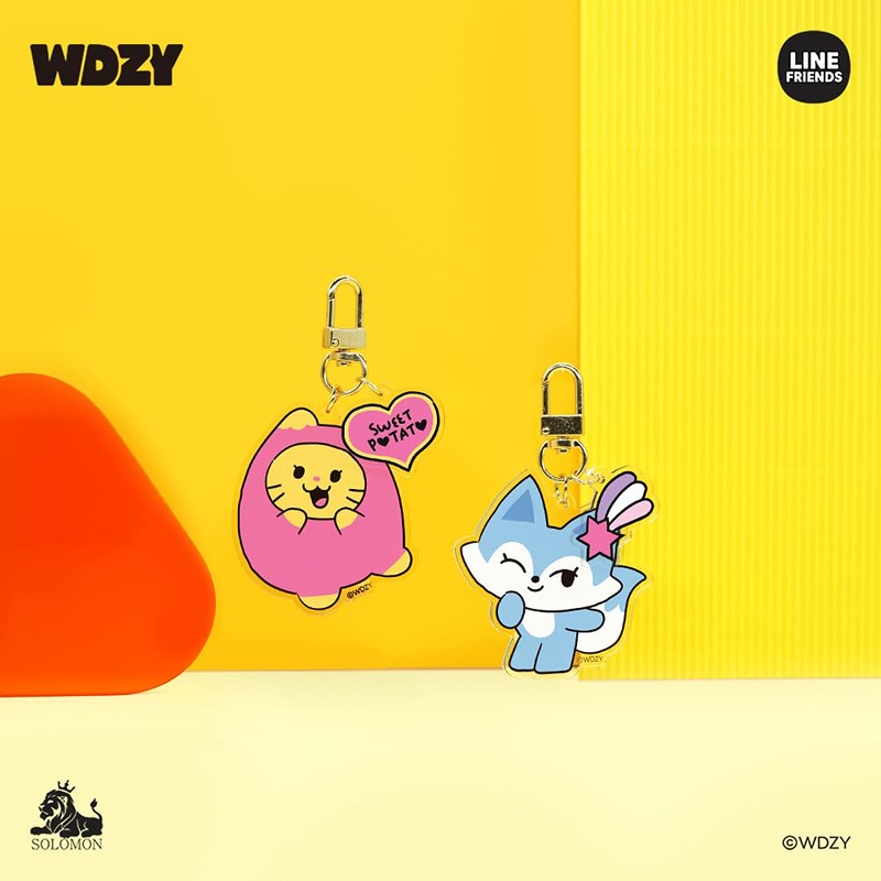Solomon Shoji WDZY Acrylic Key Ring ACRYLIC KEYRING TUK WDZY-WAK-TK