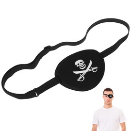BESPORTBLE Pirate Eye Patch Eye Patch Pirate Pirate Eye Patch Kids Eye Patches Pirate Soft Comfortable Pirate with Adjustable Strap Eye Patches for Adults Eyepatch Skull Mask Adult Patch