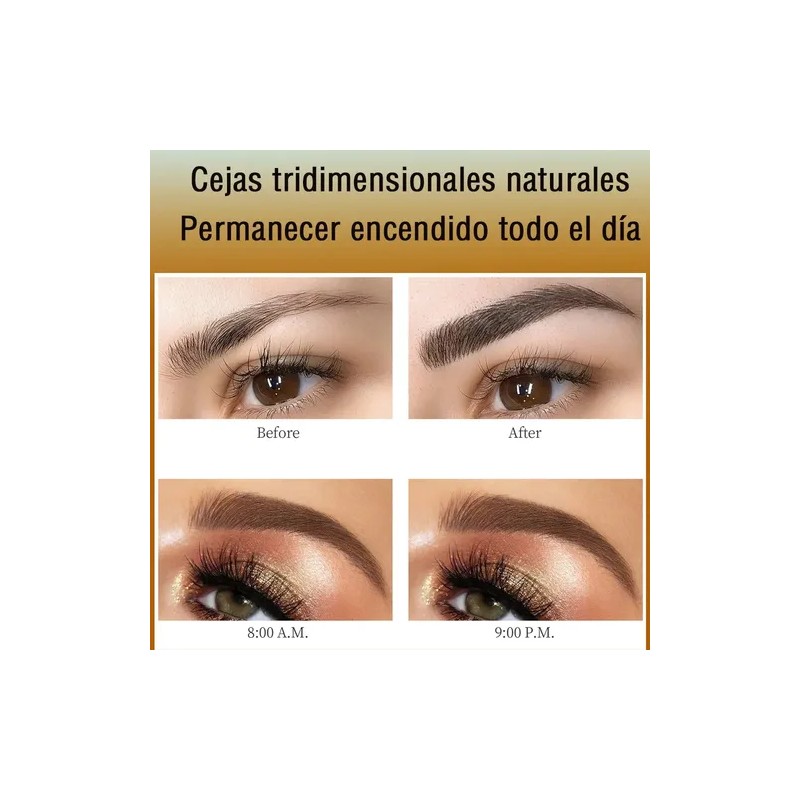 2 Piezas 3d Microblading Cejas Tatuaje Lápiz 4 Tenedor Tip