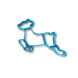 Prancing Reindeer Cookie Cutter (4.0 Inch)