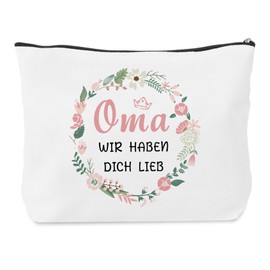 Oma Geschenke Muttertagsgeschenk für Omas Geburtstageschenke für Oma Geschenk Weihnachten Beste Frauentag Geschenk Geburtstag Muttertag Ostergeschenke für Omas Kosmetiktasche Geschenkideen