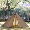 Camping Tipi Hot Tent with Stove Jack,4 Season,2-4 Person, Teepee