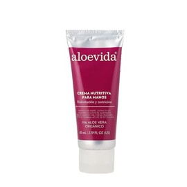 Aloevida Crema Nutritiva para manos 75% Aloe vera orgánico 65ml