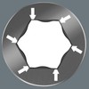 Wera Bit-Check 6 Stainless 1 SB Bit set, PZ/TX/HEX, 6