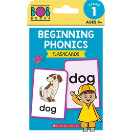 Bob Books - Beginning Phonics Flashcards | Phonics, Ages 4 and up, Kindergarten (Stage 1: Starting to Read)