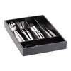 Relaxdays Cutlery Tray, 5 Compartments, Drawer Organiser System, HBD: 4.5