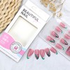 Butterfly Press on Nails Almond Medium Length Fake Nails French