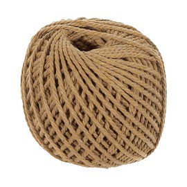 Craft County DIY Crochet, Knitting, and Macramé Cotton Rope – for Handmade Decorations - 50 M Lengths (Tan, 4 mm)