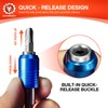 BLACKROBOT 2-Piece Magnetic Quick Change Impact Bit Holder, 4-Inch Long