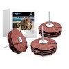 LINE10 Tools 4-inch Sanding Mop Kit, Moulding Flap Wheel Sander