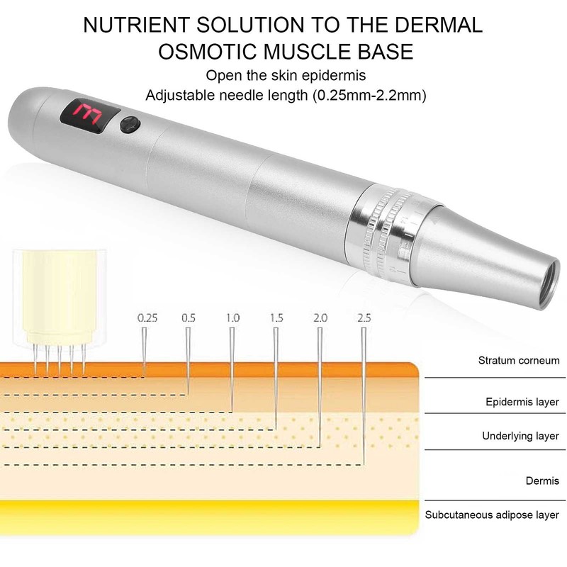 Professional Derma Pen Micro Needle 3 Gears Adjustment Anti Aging