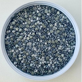 Sugarmelicious Shine Your Silver Stars Confetti Mix Edible Party Sprinkles- You Pick The Amount - 10 Ounces