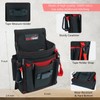 MELOTOUGH Electrician Tool Pouch Lightweight Belt Organizer with Tape Holder