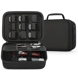 Mosla Hard Barber Accessories Case for Hair Clippers, Mens Hair Cutting Barber Supp