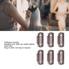 50pcs 8 Tips 8 Teeth Snap Comb Wig Clips Stainless