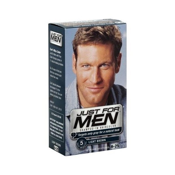 JUST FOR MEN Hair Color H-25 Light Brown 1 Each (Pack of 9)