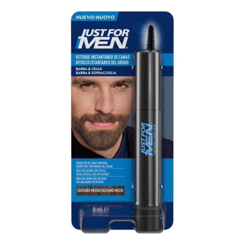 Retoque Temporal Just For Men De Canas Barba Cast Med