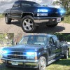 8000K LED Headlight Bulbs For K1500 1990-1999 High & Low
