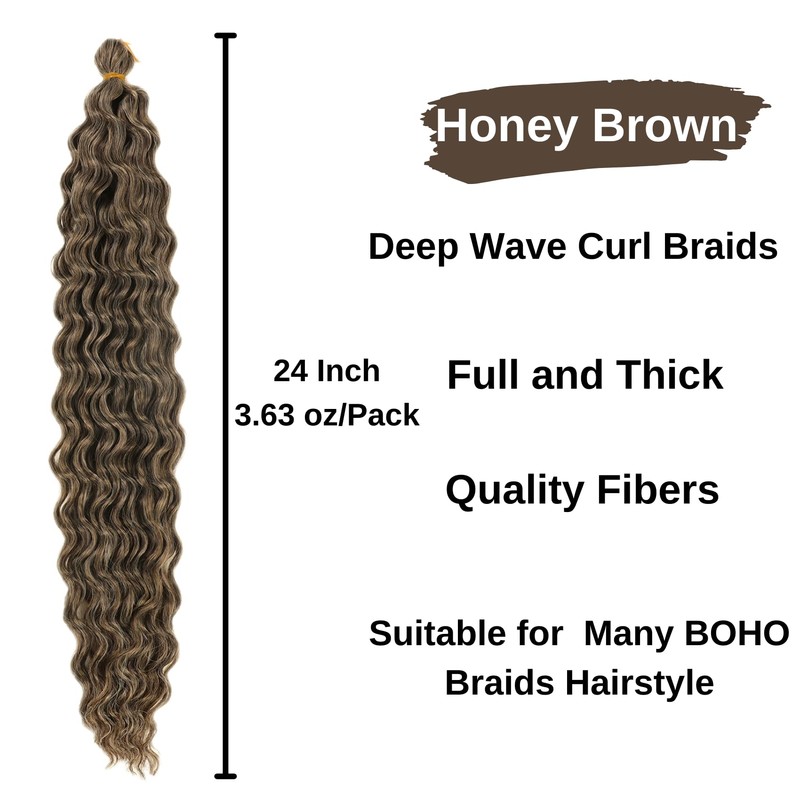 Ash Brown Blonde Braiding Hair 4/27/613 Boho Hair for Braiding