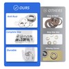 FullFun 580 Pcs Washers for Screws, 304 Stainless Steel Flat