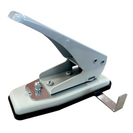 DP-08 4 x 15mm Hole Punch with Adjustable Side Guide Compatible for Punching Cardboard, Flex PVC and Rigid PVC