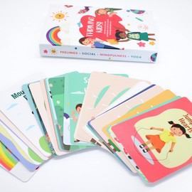 Be Better Brand Mindfulness Therapy Games - Teaches; Social Emotional Skills, Mindfulness for Kids & Yoga for Kids. Affirmation Cards for Kids, Kids Affirmation Cards, Mindfulness Cards for Kids