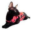 Kotomoda Cat sweater Plaid Red (S)