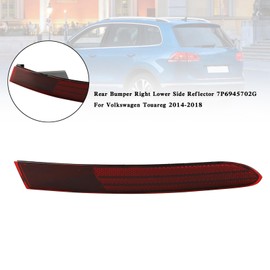 Areyourshop Rear Bumper Right Lower Side Reflector 7P6945702G Fit for Volkswagen Touareg 14-2018