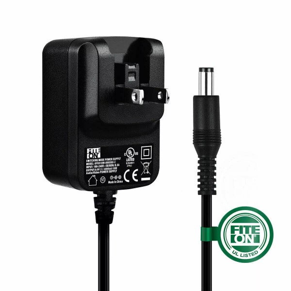 Fite ON UL 5ft AC Adapter DC Charger for Brother