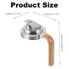 2 Pcs Wide Mouth Mason Jar Stainless Steel Pour Spout