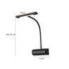 Set of 2 Dimmable Picture Lights with Flexible Arm Matte