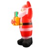 4.92ft Inflatable Outdoor Santa Decoration with Built in LEDs for