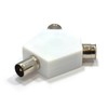 kenable TV Freeview RF Coaxial Splitter Connects 1 Device to