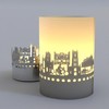 Gent Skyline Tube T-Light Shadow Game - Magic Souvenir and
