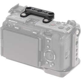 Hersmay NATO Rail for Sony FX3 FX30 Camera, Compatible with NATO Rail, 1/4" Screw Mount and 3/8" Arri Pickup Pin Mount Top Handle