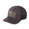 Highland Tactical Men's American Flag DEEP Woods CAMOTECH Snapback, Black