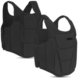 ZHENGTU Body Protector, Karate Protective Gear, Combines Maximum Defense and Comfort, Unisex, Adult Medium and Large, High Density Pad Material Absorbs Blows, Breathable, Comfortable for Long Workouts