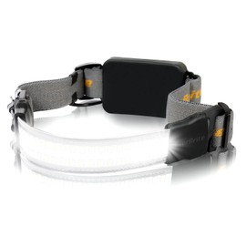 EverBrite Widebeam LED Headlamp, 210°Broadbeam Illumination, 500 Lumens, 3 Lighting Modes, Perfect for Trail Running, Camping and Hiking, 3 AAA Battery Powered