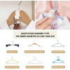 100 Pcs Clothes Hanger Connector Hooks,Heavy Duty Plastic 5 Colors-100