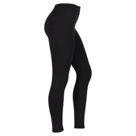 GOLD MEDAL Women's Cozy Fleece-Lined Leggings – Cozy, Warm, and Stylish Black L/XL