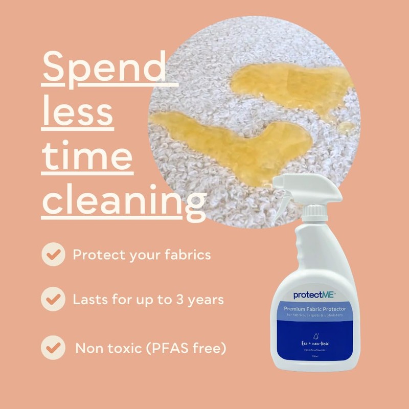 protectME Fabric Protector and Stain Resistant Spray - Upholstery Fabric