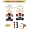 Pinzas Para Cabello de 14 Piezas,Pinzas Para El Cabello Antideslizantes