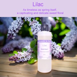 Lilac Body Wash (8 Ounce) - Phthalate Free Fragrance - Cleans And Refreshes Skin with a Fresh Blooming Scent