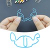 100pcs Paper Clips Increased Slip Resistance Rust Prevention Plating Process