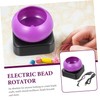 Operitacx Electric Bead Threading Machine Electric Clay Beading Hooks Twine