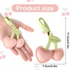 Andibro Cherry Bag Charm, Cute PU Cherry Key Ring, Bag