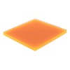 Fluorescent Transparent Orange Acrylic Sheet (12" x 20", 1/4" /