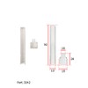 Fuhr Tilt Turn Window Bottom Hinge White Plastic Covers 2